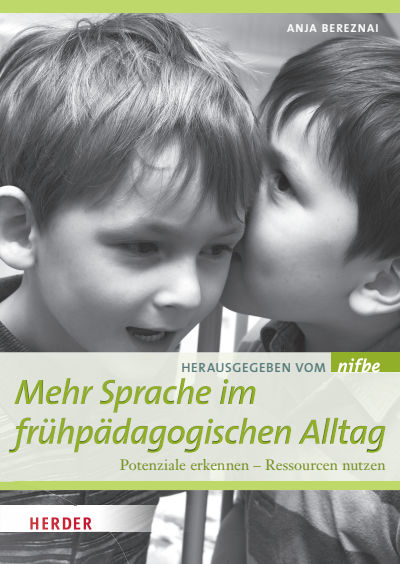 Cover des Buchs: Mehr Sprache im frühpädagogischen Alltag