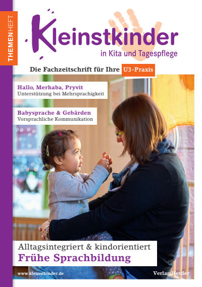 Cover des Buchs: Frühe Sprachbildung - Alltagsintegriert & kindorientiert