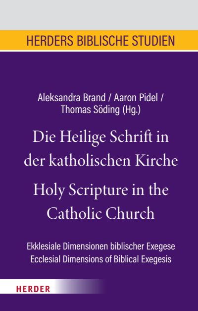 Cover des Buchs: Die Heilige Schrift in der katholischen Kirche. Holy Scripture in the Catholic Church
