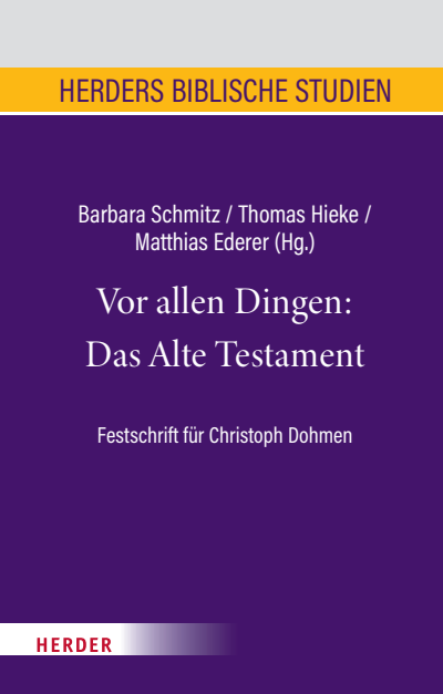 Cover des Buchs: Vor allen Dingen: Das Alte Testament