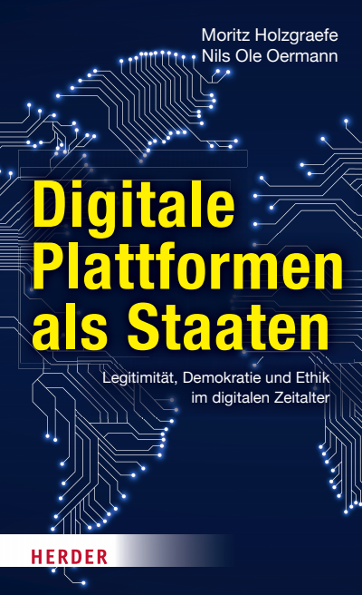 Cover des Buchs: Digitale Plattformen als Staaten