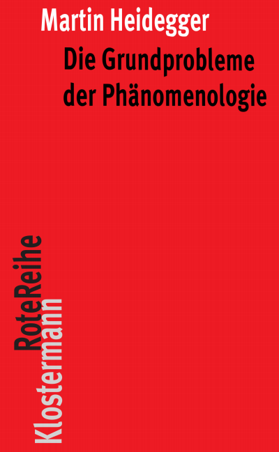 Cover des Buchs: Die Grundprobleme der Phänomenologie
