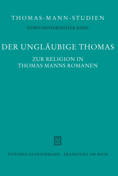 Cover des Buchs: Der ungläubige Thomas
