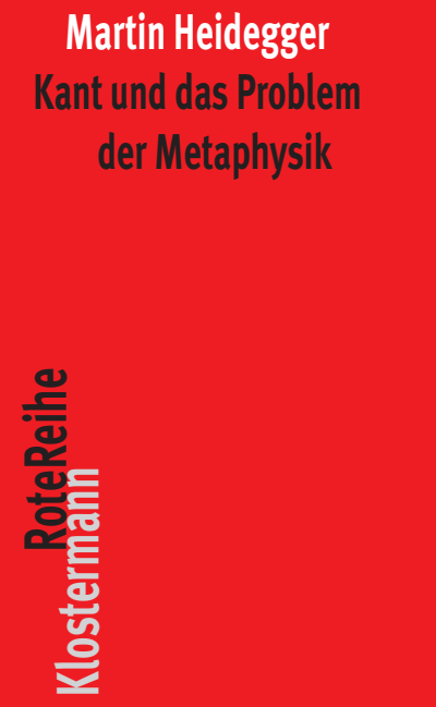 Cover des Buchs: Kant und das Problem der Metaphysik
