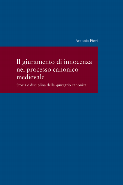 Cover des Buchs: Il giuramento di innocenza nel processo canonico medievale