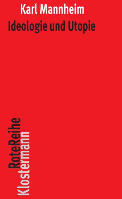 Cover des Buchs: Ideologie und Utopie