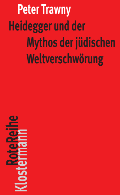 Cover des Buchs: Heidegger und der Mythos der jüdischen Weltverschwörung