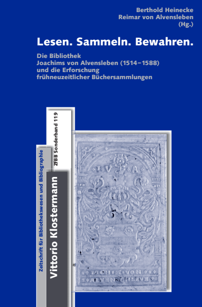 Cover des Buchs: Lesen. Sammeln, Bewahren