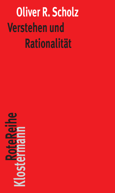 Cover des Buchs: Verstehen und Rationalität