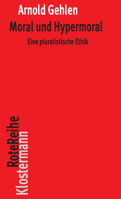 Cover of book: Moral und Hypermoral