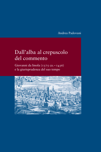 Cover des Buchs: Dall' alba al crepusculo del commento