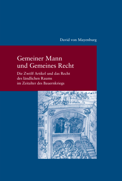 Cover des Buchs: Gemeiner Mann und Gemeines Recht