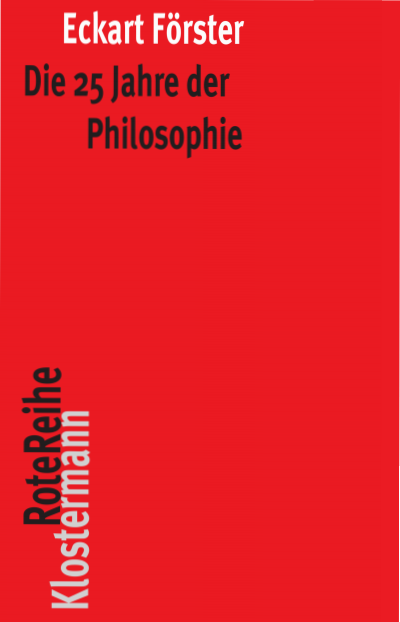 Cover des Buchs: Die 25 Jahre der Philosophie