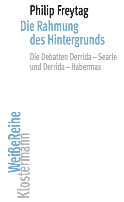 Cover of book: Die Rahmung des Hintergrunds