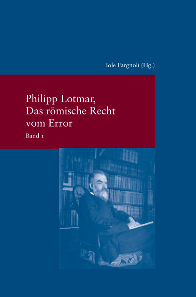 Cover des Buchs: Das römische Recht vom Error