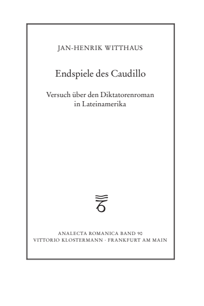 Cover des Buchs: Endspiele des Caudillo