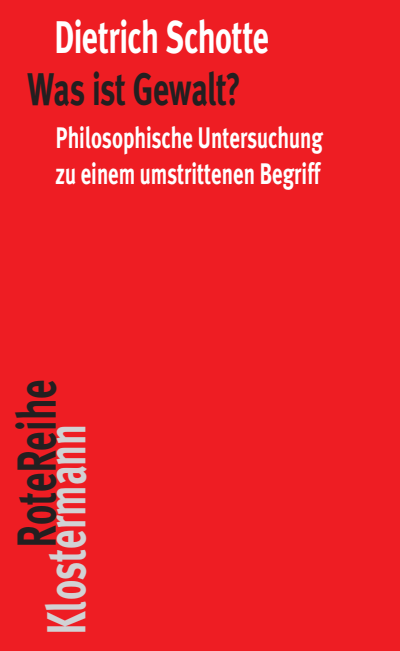 Cover des Buchs: Was ist Gewalt?