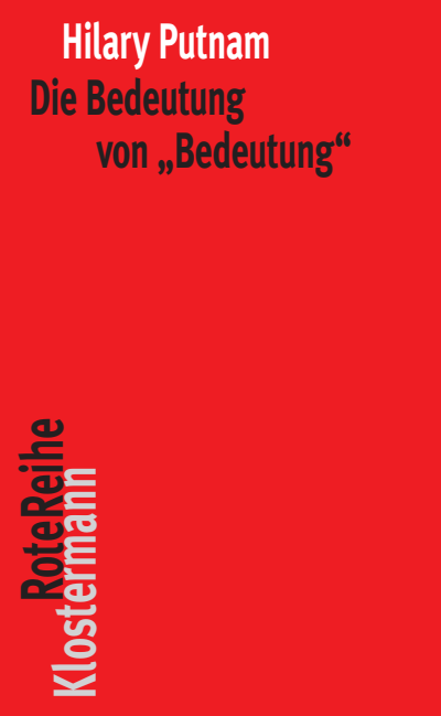 Cover des Buchs: Die Bedeutung von "Bedeutung"