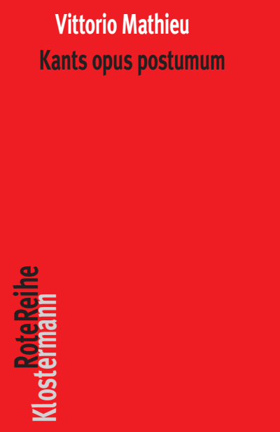 Cover des Buchs: Kants opus postumum