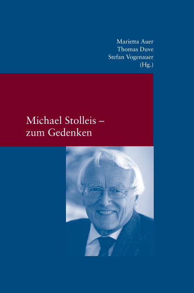 Cover des Buchs: Michael Stolleis – zum Gedenken
