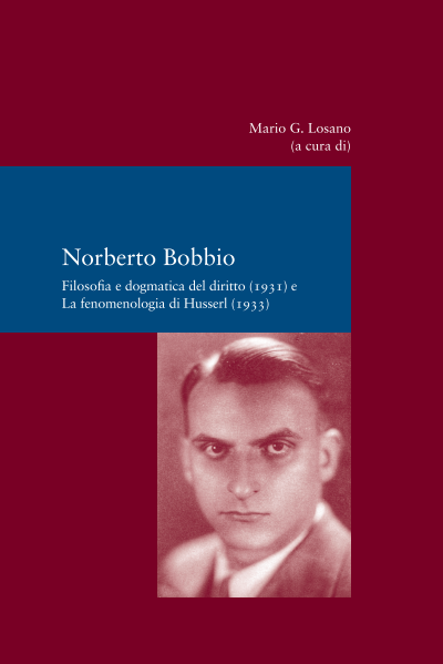 Cover des Buchs: Filosofia e dogmatica del diritto (1931) e La fenomenologia di Husserl (1933)
