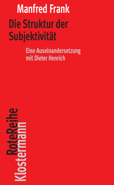 Cover des Buchs: Die Struktur der Subjektivität