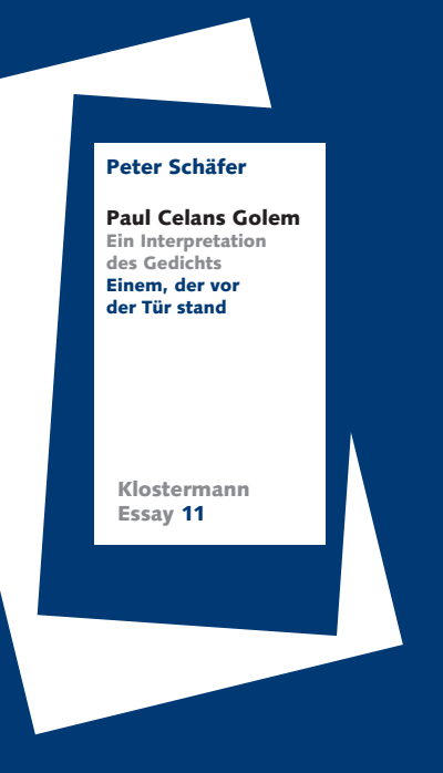 Cover des Buchs: Paul Celans Golem