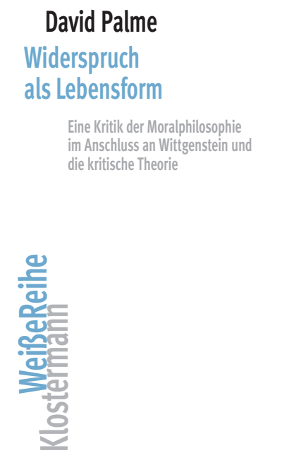 Cover des Buchs: Widerspruch als Lebensform