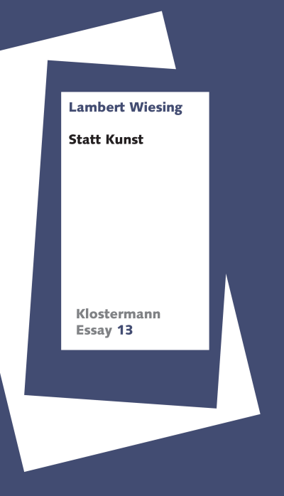 Cover des Buchs: Statt Kunst
