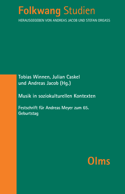 Cover des Buchs: Musik in soziokulturellen Kontexten