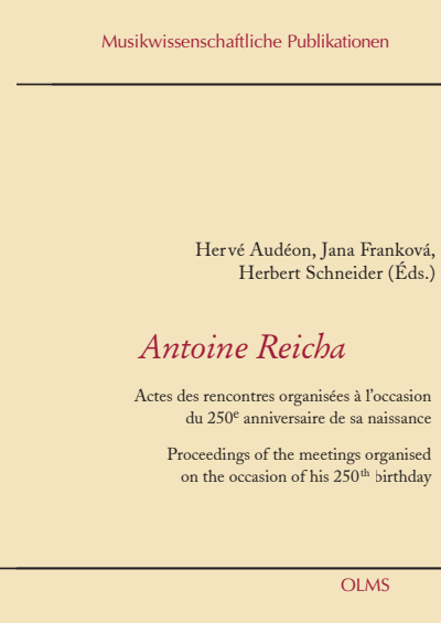 Cover des Buchs: Antoine Reicha