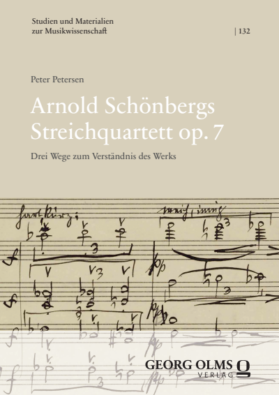Cover of book: Arnold Schönbergs Streichquartett op. 7