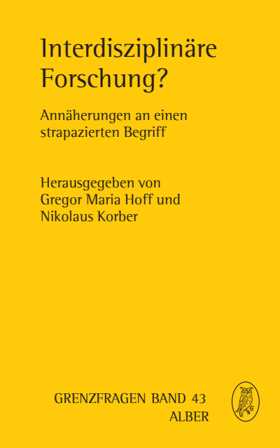 Cover des Buchs: Interdisziplinäre Forschung?