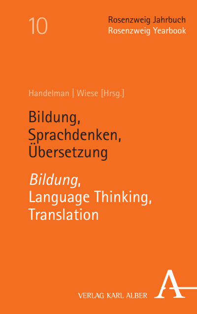 Cover des Buchs: Bildung, Sprachdenken, Übersetzung | Bildung, Language Thinking, Translation