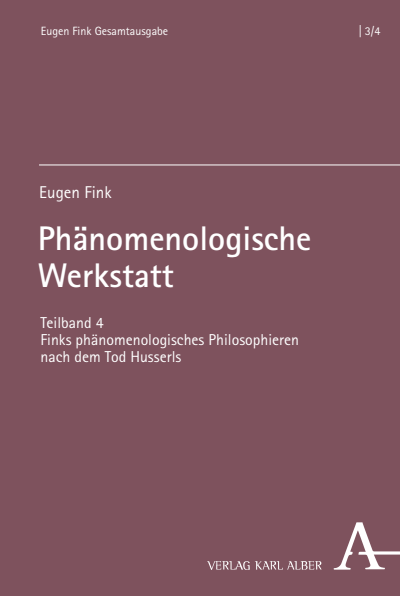 Cover des Buchs: Phänomenologische Werkstatt