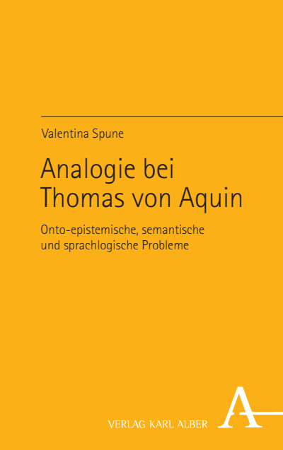 Cover des Buchs: Analogie bei Thomas von Aquin