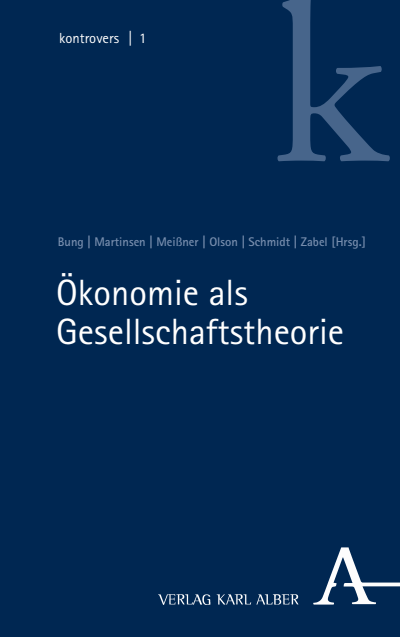 Cover des Buchs: Ökonomie als Gesellschaftstheorie