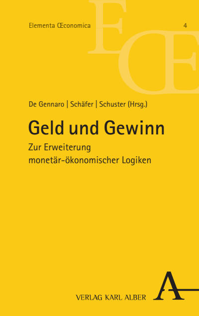 Cover des Buchs: Geld und Gewinn