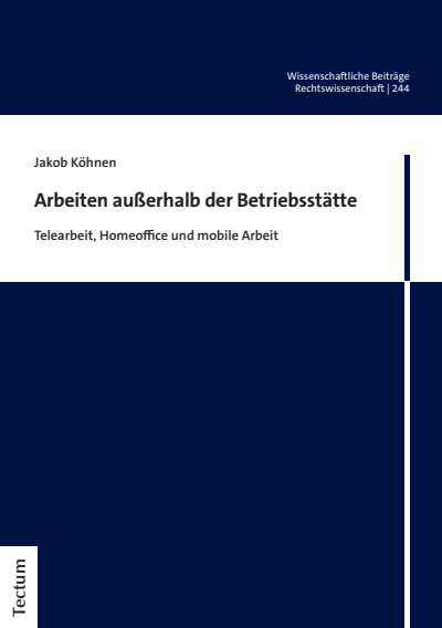 Cover des Buchs: Arbeiten außerhalb der Betriebsstätte