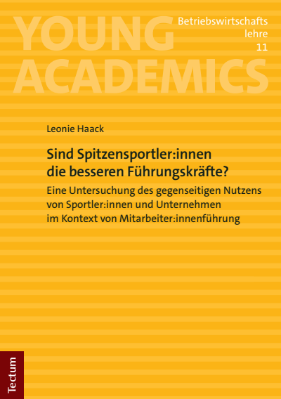 Cover des Buchs: Sind Spitzensportler:innen die besseren Führungskräfte?