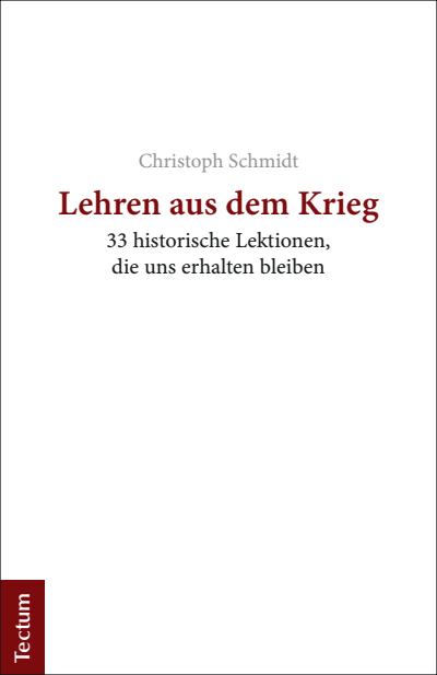 Cover des Buchs: Lehren aus dem Krieg
