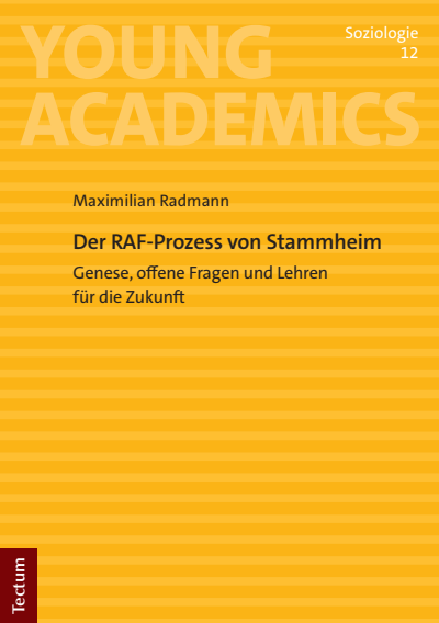 Cover des Buchs: Der RAF-Prozess von Stammheim