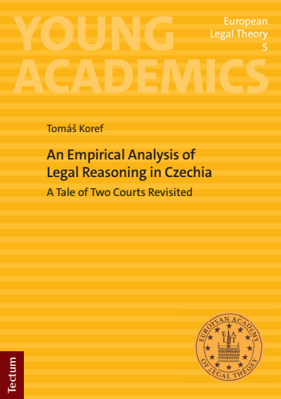 Cover des Buchs: An Empirical Analysis of Legal Reasoning in Czechia