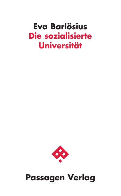 Cover of book: Die sozialisierte Universität
