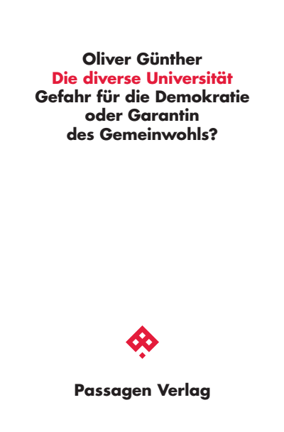 Cover of book: Die diverse Universität