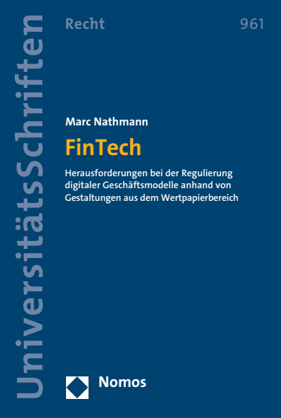 Cover des Buchs: FinTech