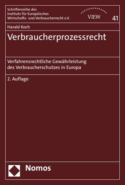 Cover of book: Verbraucherprozessrecht