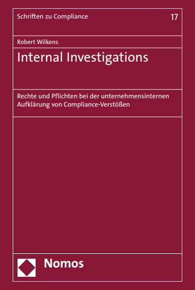Cover des Buchs: Internal Investigations