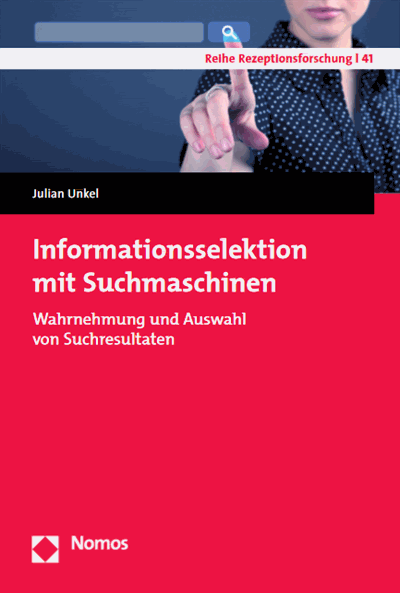 Cover des Buchs: Informationsselektion mit Suchmaschinen