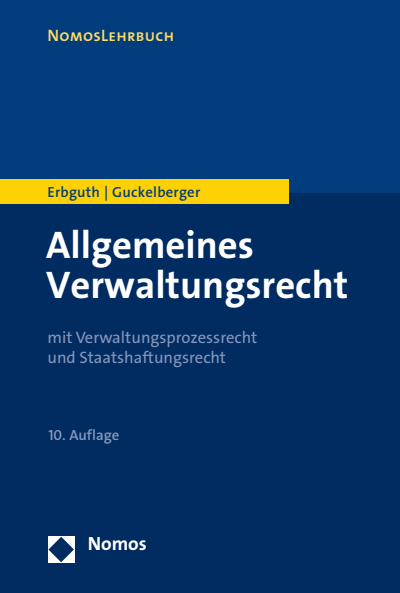 Cover des Buchs: Allgemeines Verwaltungsrecht